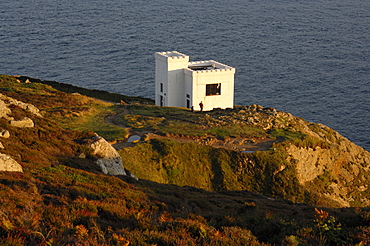 RSPB visitor centre Ellins Tower, South Stack Cliffs, Holyhead, Anglesey, North Wales, UK, Europe