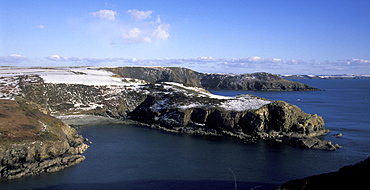 Solva in winter, Pembrokeshire, Wales, UK, Europe     (rr)