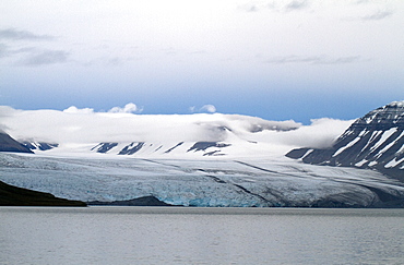 Nordenskioldbreen, Billefjorden, Spitsbergen, Svalbard, Norway, Scandinavia, Europe