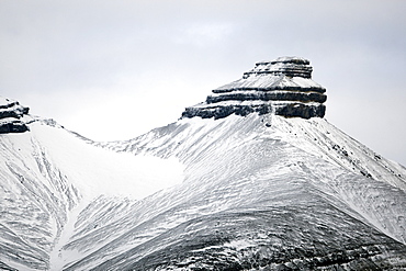 Sfinksen, Billefjorden, Spitsbergen, Svalbard, Norway, Scandinavia, Europe