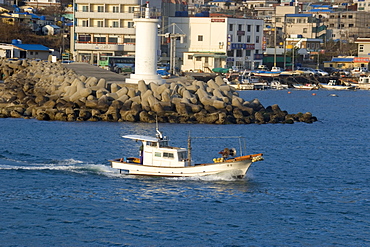 Fishing boat, Geoje-Do, South Korea, Asia