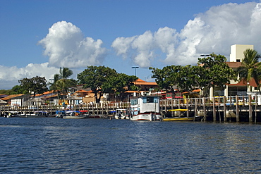 View from Preguicas river, Barreirinhas, Maranhao, Brazil, South America