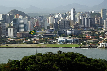 View of Vitoria's urban landscape, Espirito Santo, Brazil, South America