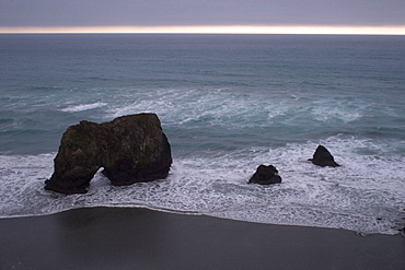 Northern California coastline at sunset, United States of America, North America