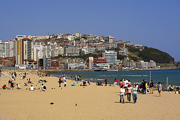 Haeundae beach, Busan, South Korea, Asia