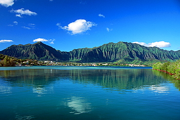 Koolau Mountains, Kaneohe, Oahu, Hawaii, United States of America, Pacific