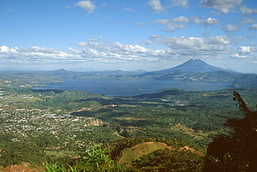 Ilopango lake and volcano, San Salvador, El Salvador, Central America