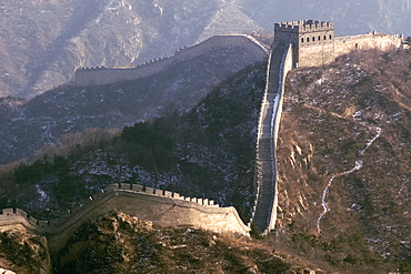 View of the Great Wall of China, UNESCO World Heritage Site, near Badaling, China, Asia