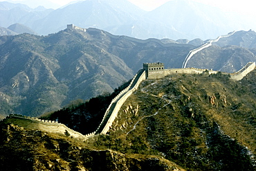 View of the Great Wall of China, UNESCO World Heritage Site, near Badaling, China, Asia