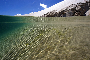 Sand dunes filled with rain water, Lencois Maranhenses, Maranhao, Brazil, South America