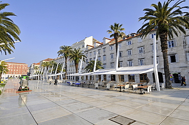 Modern facade of Split's waterfront, Croatia, Europe