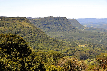 Canyons between the towns of Gramado and Canela, Rio Grande do Sul, Brazil, South America