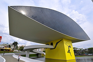 Oscar Niemeyer Museum, Curitiba, Paranu, Brazil, South America