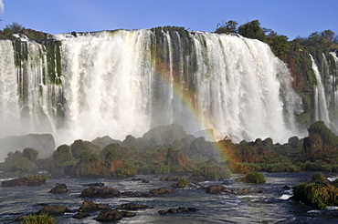 Iguassu Falls, Iguacu National Park, UNESCO World Heritage Site, Parana, Brazil, South America