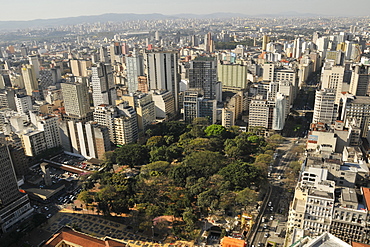 Republic Square in downtown Sao Paulo, Brazil, South America