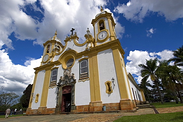 St. Anthony Church, main colonial building at Tiradentes, Minas Gerais, Brazil, South America