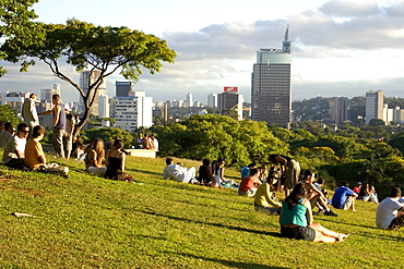 Sunset Square at Sao Paulo, Brazil, South America