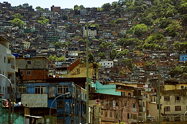 Favela da Rocinha, greatest slum area in the world, Rio de Janeiro, Brazil, South America