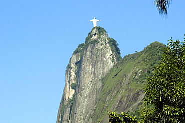 Statue of Christ the Redeemer, chosen one of the seven wonders of the modern world, Rio de Janeiro, Brazil, South America