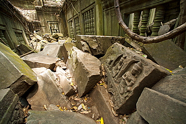Ta Prohm Temple, Angkor, UNESCO World Heritage Site, Siem Reap, Cambodia, Indochina, Southeast Asia, Asia