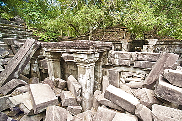 Ta Prohm Temple, Angkor, UNESCO World Heritage Site, Siem Reap, Cambodia, Indochina, Southeast Asia, Asia 