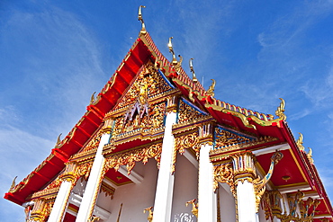 Karon Beach, Buddhist Temple, Phuket Island, Phuket, Thailand, Southeast Asia, Asia