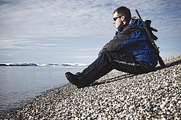 tour guide, scout. Longyearbyen, Svalbard, Norway