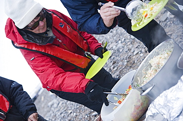 Arctic BBQ. Svalbard, Norway