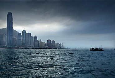 Hong Kong Harbour. Hong Kong, Hong Kong Island, China        (rr)