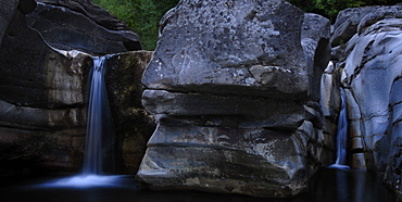 Waterfall. Roccatederight, Italy