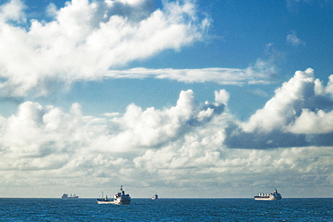 Casablanca Harbour. Casablanca, Atlantic Ocean, Morocco