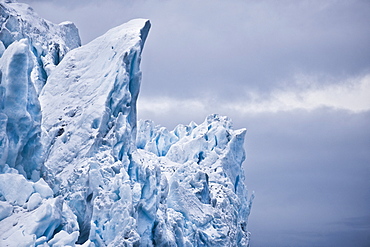 Iceberg front, Disko Bay, Ilulissat, Jakobshavn, Qaasuitsup, Greenland (Denmark), North America