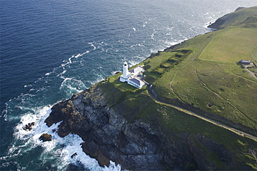 Trevose Head Lighthouse. Cornwall, UK