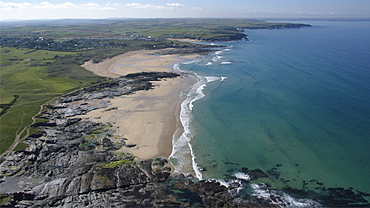 Booby's Bay and Constantine Bay. Cornwall, UK