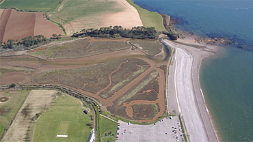 River Otter outlet. Devon, UK