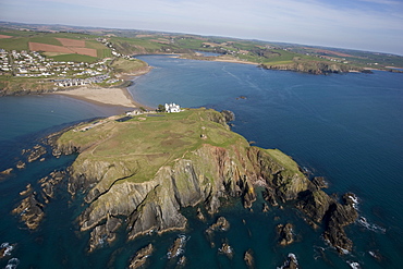 Burgh Island and Bigbury on Sea. Devon UK