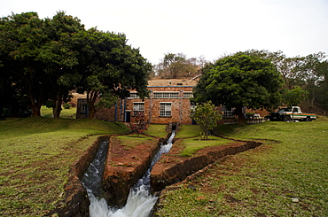 Hydroelectric power station on Lake Tanganyika, Zambia, Africa