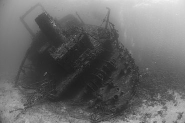 Diving the wreck of The Giannis D, Red Sea, Egypt, North Africa, Africa