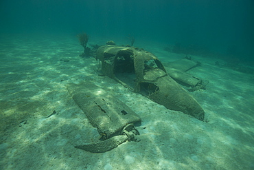 Seaplane from the James Bond film, Bahamas, West Indies, Central America