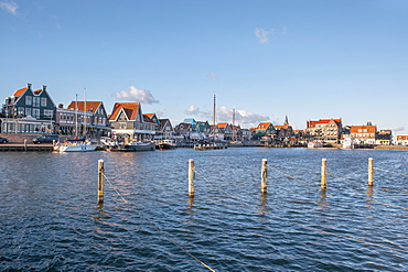 Volendam harbour, North Holland, The Netherlands (Holland), Europe