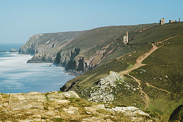 Wheal Coates Tin Mine, UNESCO World Heritage Site, St. Agnes, Cornwall, England, United Kingdom, Europe 