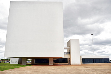 National Library in Brasilia, designed by Oscar Niemeyer, Brasilia, UNESCO World Heritage Site, Brazil, South America