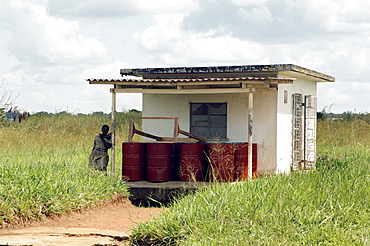 Gulu Airport is a civilian and military airport in northern Uganda.  There are limited facilities at the airport an no creature comforts as illustrated by one of the Airport's buildings. Gulu Town, Uganda, East Africa