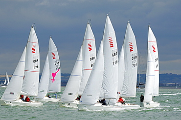 Yachts Racing at Skandia Cowes Week 2008