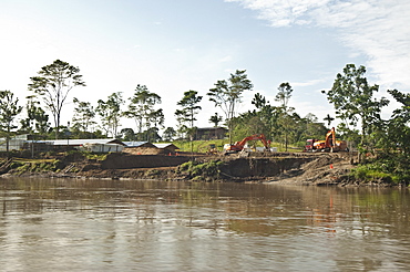 Oil exploration, Cuyabeno, Ecuador. 