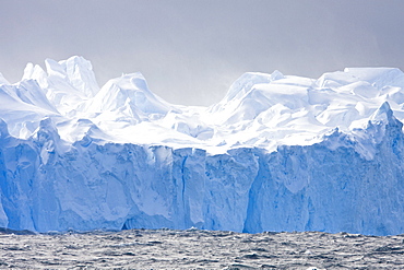 Iceberg detail in and around Crystal Sound near the Antarctic Circle on the Antarctic Peninsula during the summer months