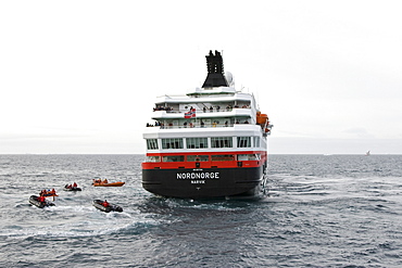 Images of the rescue of 154 people from the sinking expedition ship Explorer in Antarctica