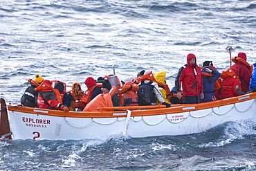 Images of the rescue of 154 people from the sinking expedition ship Explorer in Antarctica