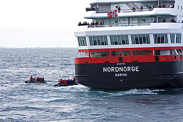 Images of the rescue of 154 people from the sinking expedition ship Explorer in Antarctica