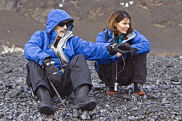 Guests from the Lindblad Expedition ship National Geographic Endeavour, Antarctica